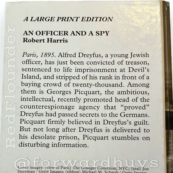 An Officer and a Spy | Large Print | Historical Espionage Novel - Picture 5 of 11